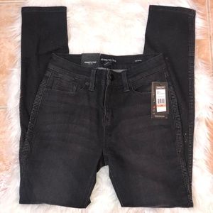 Kenneth Cole Women's Black Studded Jean